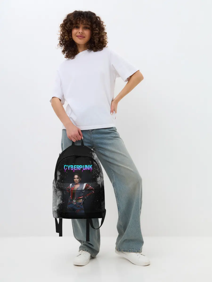 Рюкзак джинсовый / Панам Палмер | КИБЕРПАНК 2077