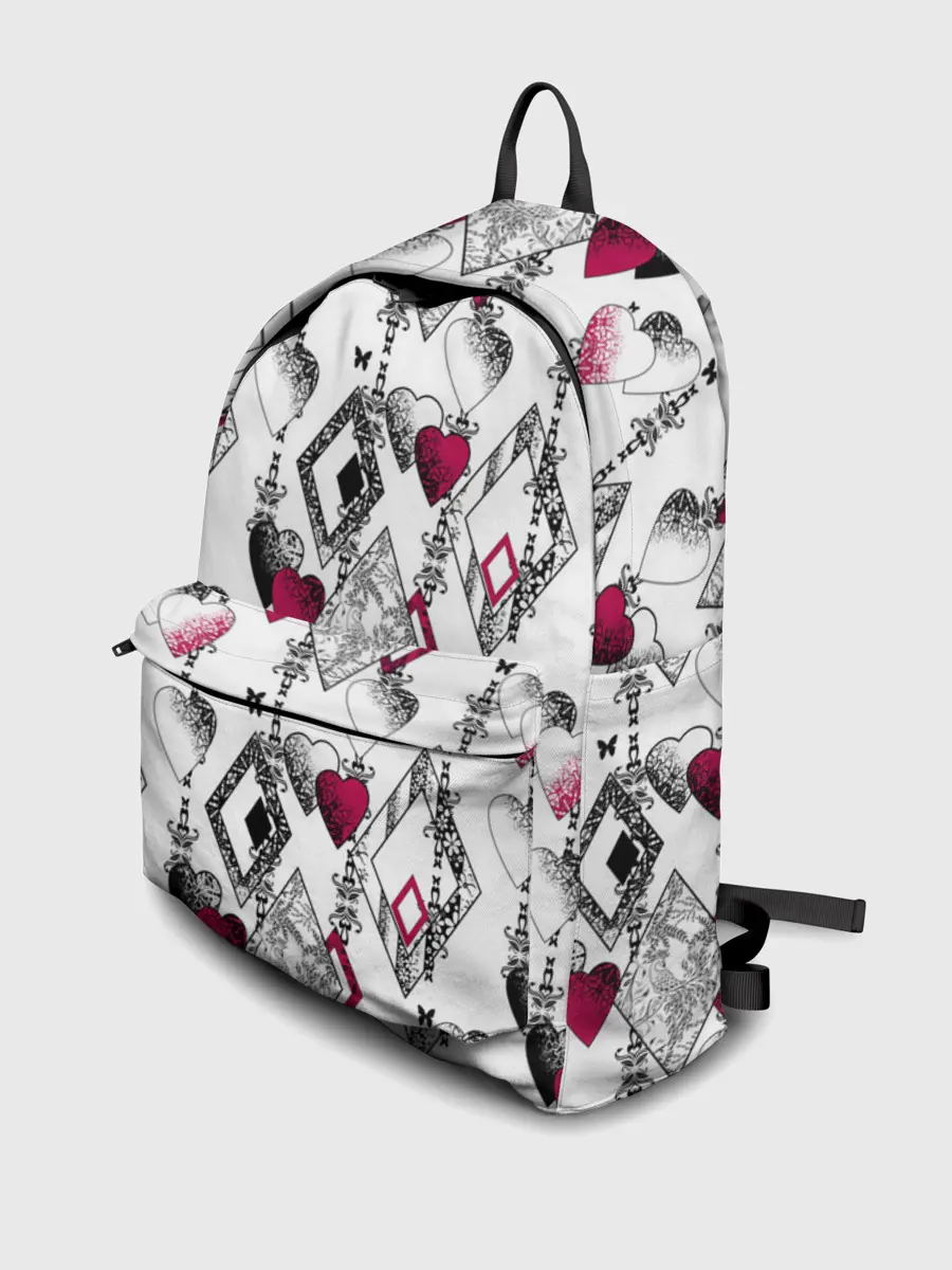 Рюкзак джинсовый / Абстрактный современный узор