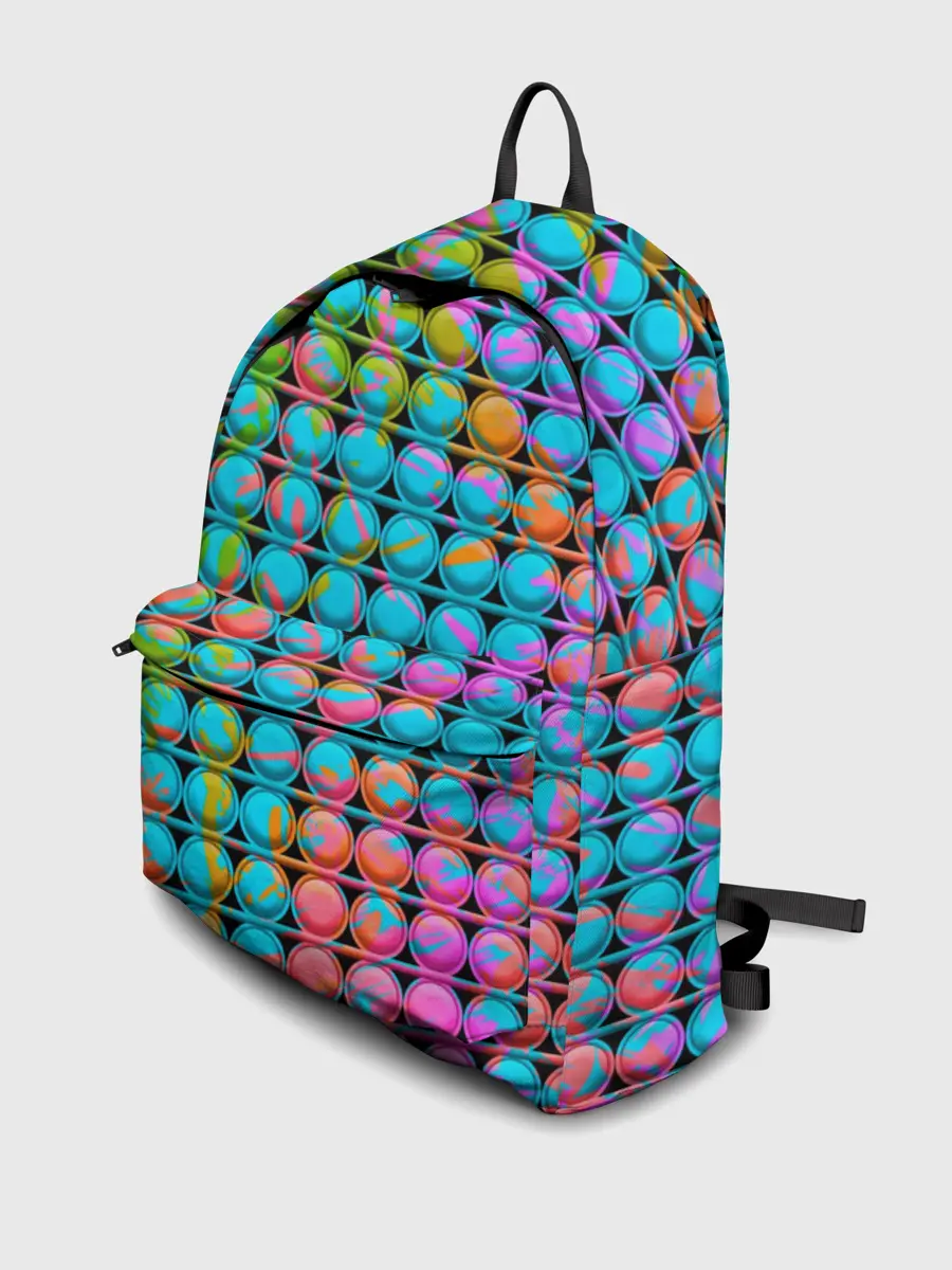 Рюкзак джинсовый / POP IT | Взрыв Красок