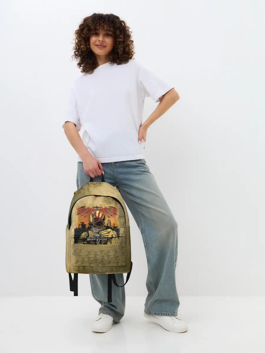 Рюкзак джинсовый / War Is the Answer - Five Finger Death Punch