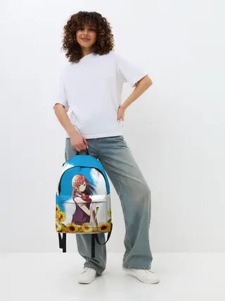 Рюкзак джинсовый / Саю и Подсолнухи