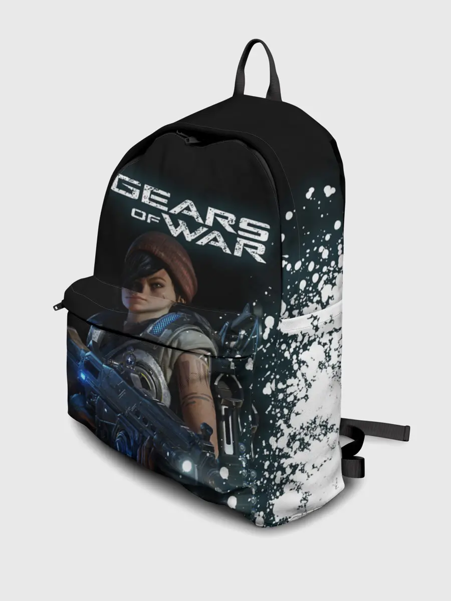 Рюкзак джинсовый / GEARS OF WAR | ШЕСТЕРЕНКИ