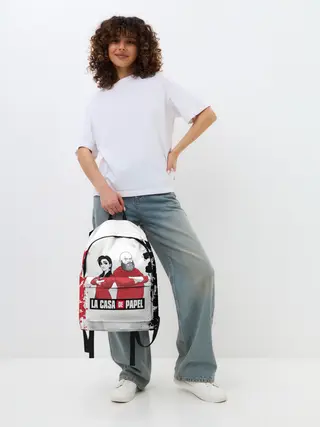 Рюкзак джинсовый / Nairobi | Helsinki | La Casa de Papel