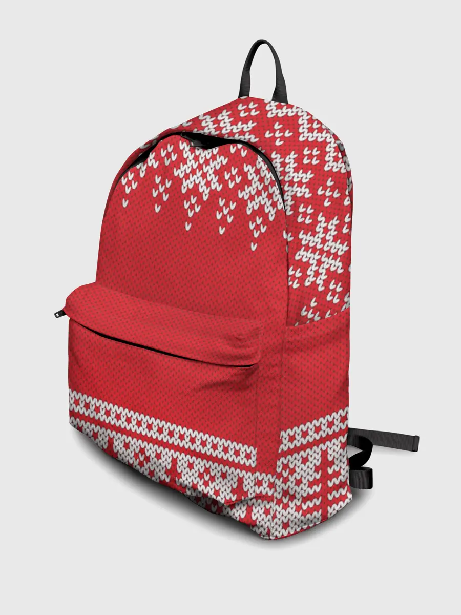 Рюкзак джинсовый / Зимний лес