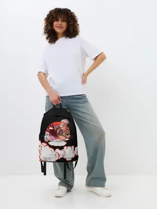 Рюкзак джинсовый / Рёмен Сукуна Магическая битва