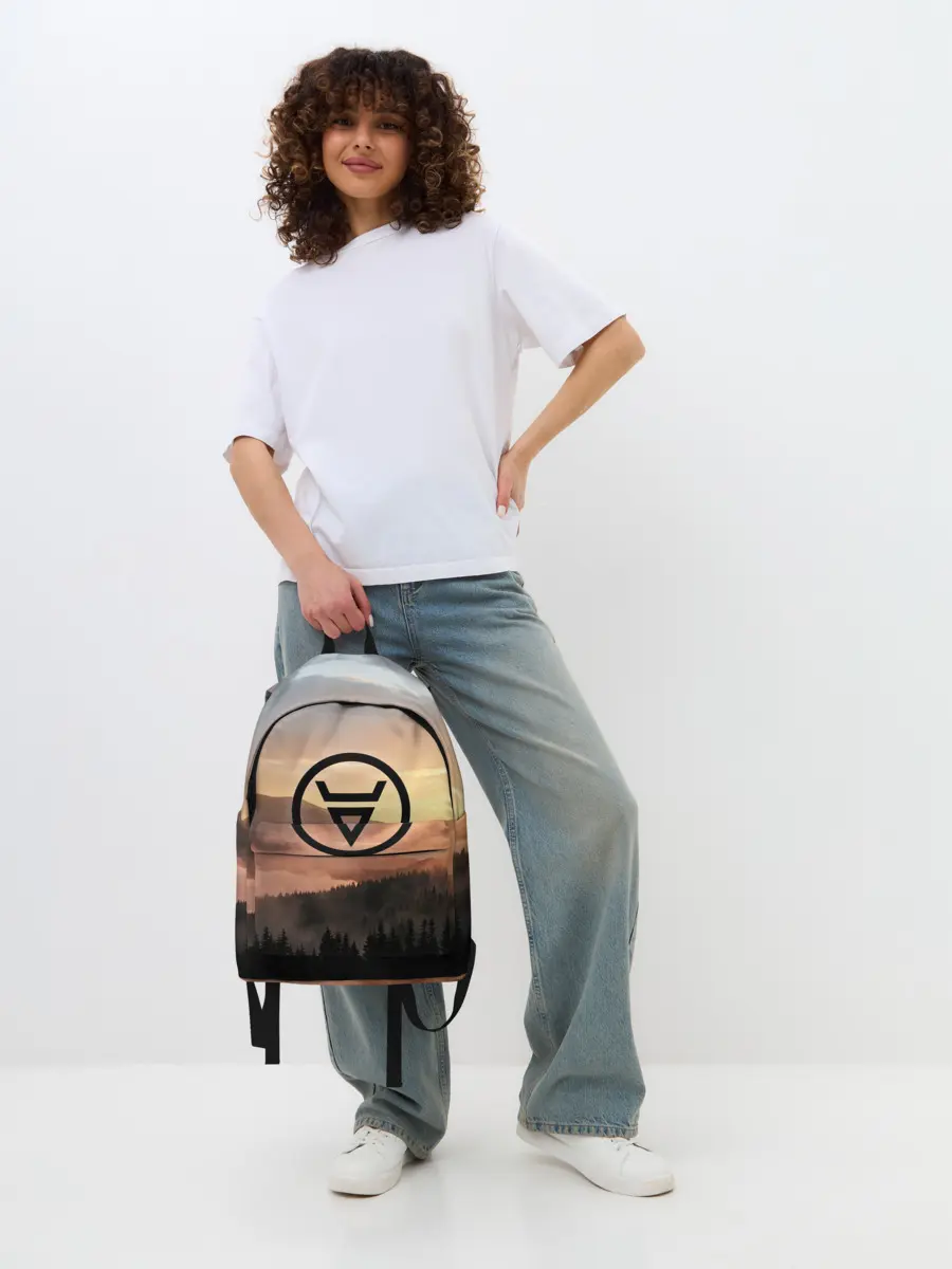 Рюкзак джинсовый / ВЕЛЕС | РУНЫ | RUNES