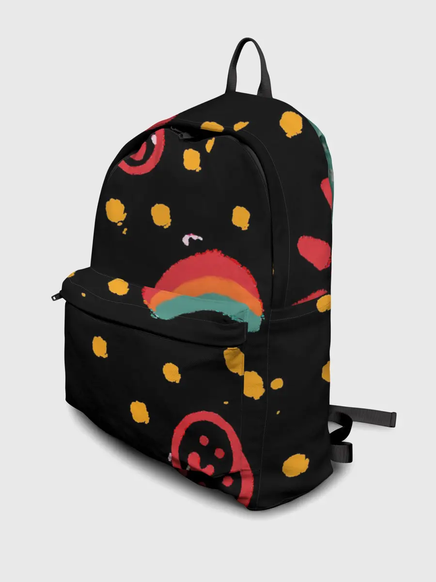 Рюкзак джинсовый / красочное детство