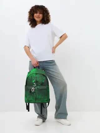 Рюкзак джинсовый / GEARS OF WAR | ШЕСТЕРЕНКИ