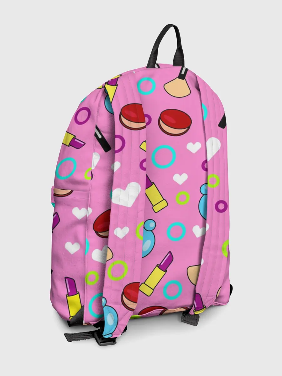 Рюкзак джинсовый / кролик и косметика