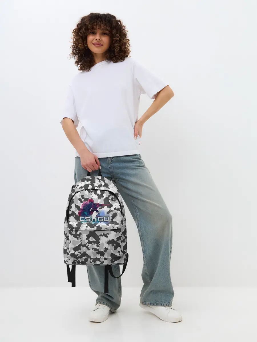 Рюкзак джинсовый / Хэдшoт-CS:GO