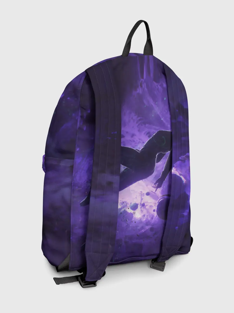 Рюкзак джинсовый / Space X Girl in zero gravity