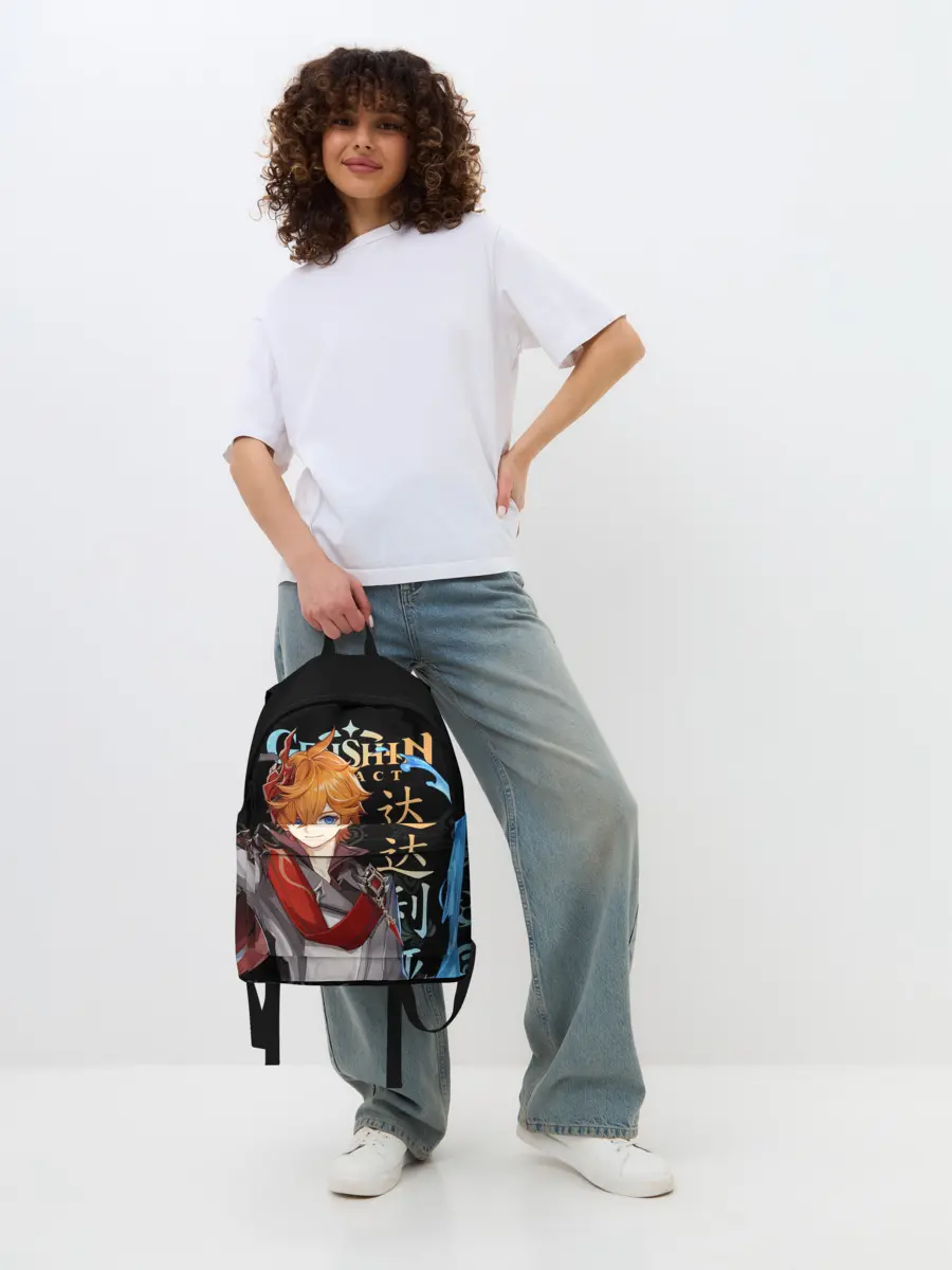 Рюкзак джинсовый / Тарталья, Genshin Impact