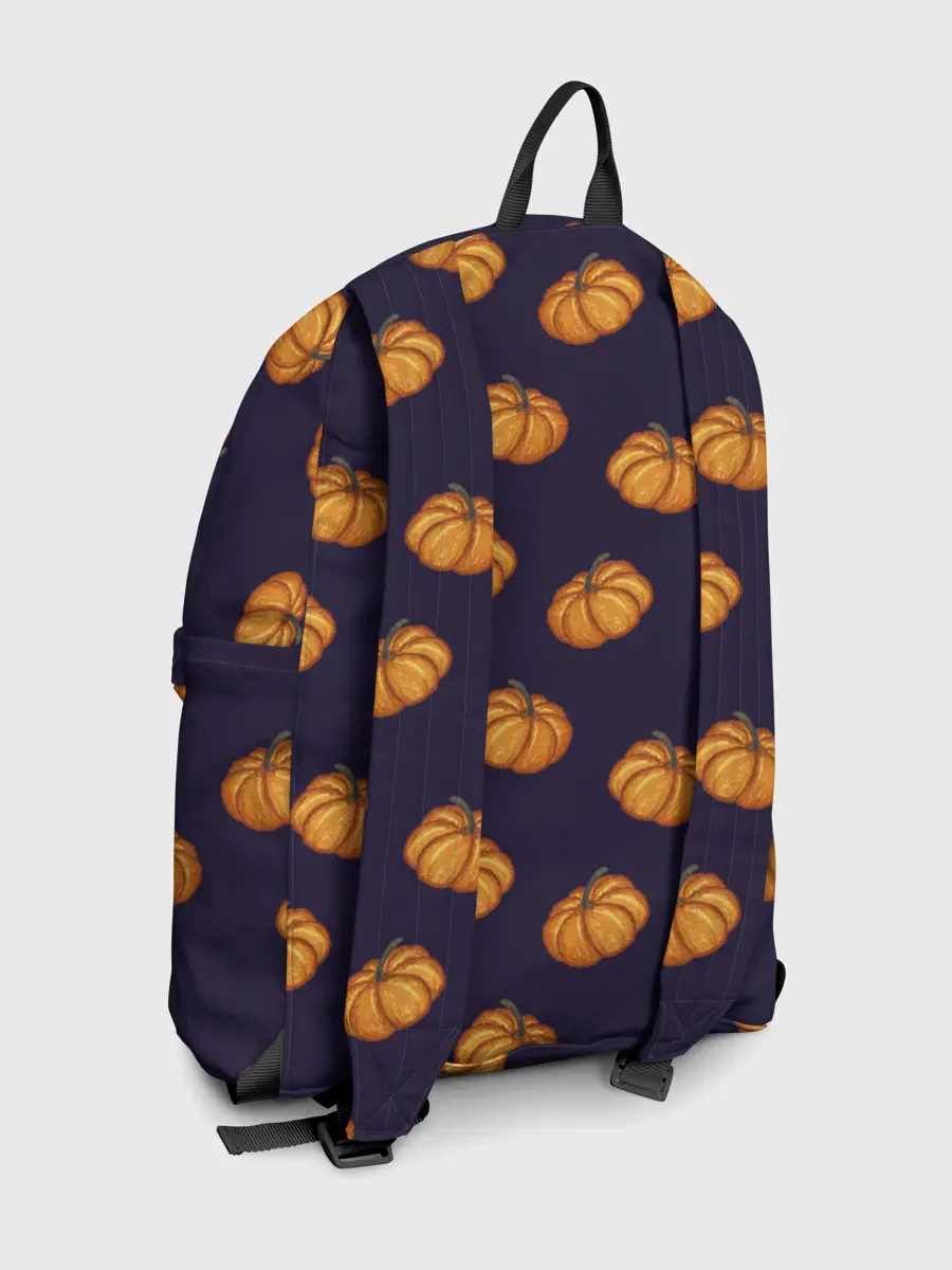 Рюкзак джинсовый / Тыквенный