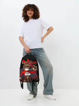 Рюкзак джинсовый / Эмбер / Genshin Impact