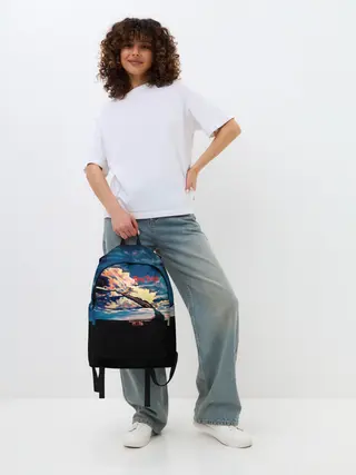 Рюкзак джинсовый / Deep Purple - Stormbringer