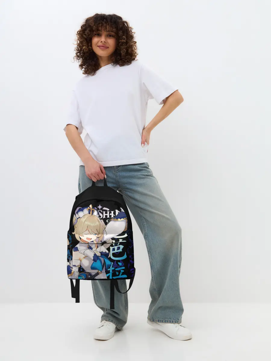 Рюкзак джинсовый / Барбара / Genshin Impact