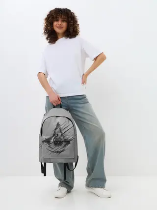 Рюкзак джинсовый / Знак Ассасинов