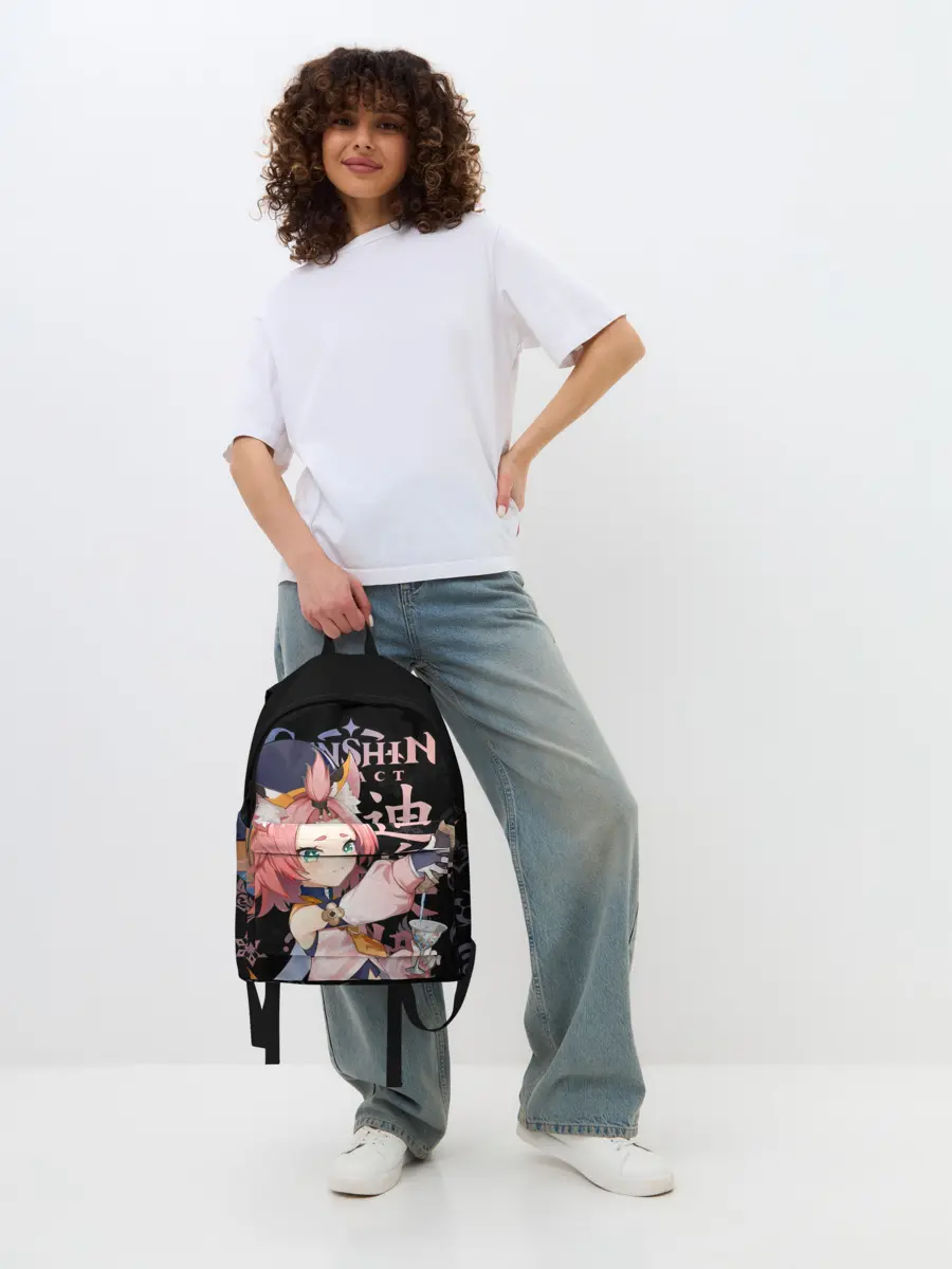 Рюкзак джинсовый / Диона / Genshin Impact