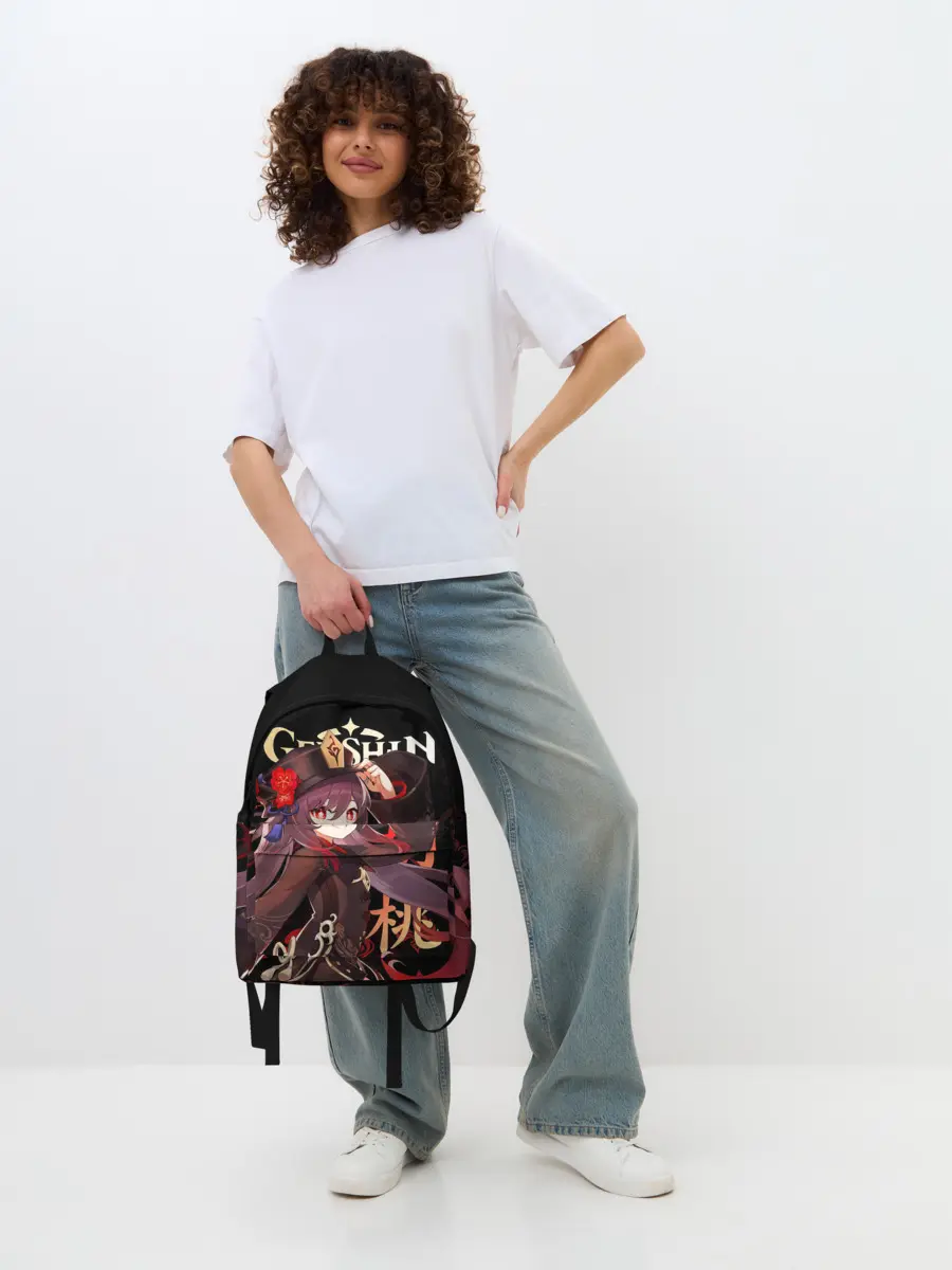 Рюкзак джинсовый / Ху Тао / Genshin Impact