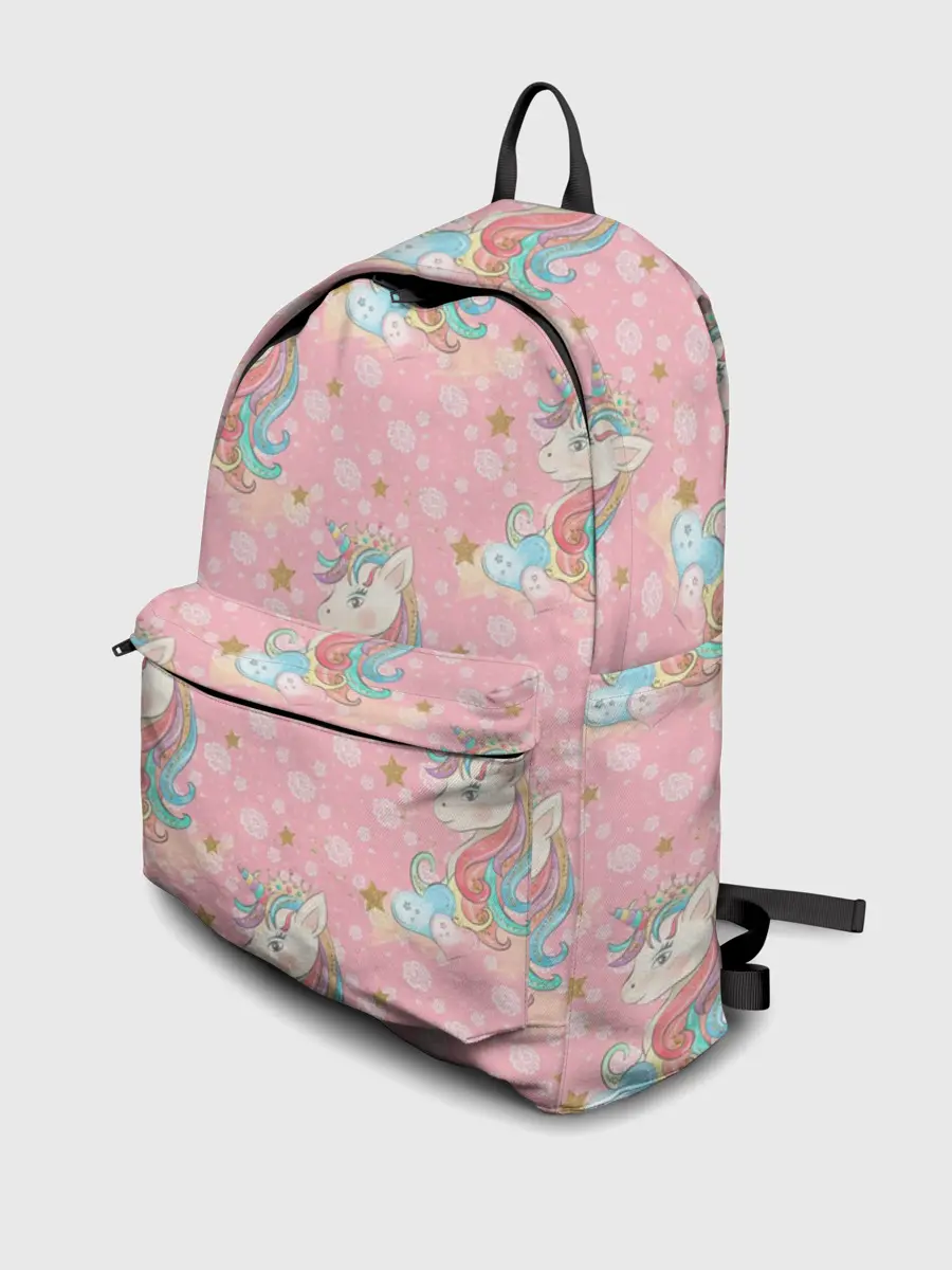 Рюкзак джинсовый / Единороги для девочек