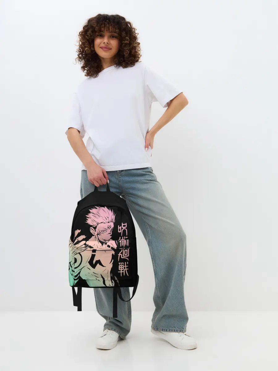 Рюкзак джинсовый / Сукуна, Магическая битва