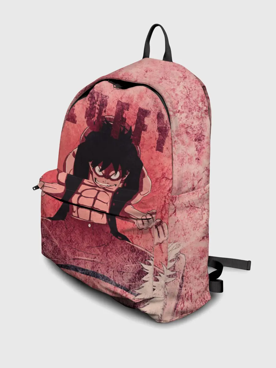 Рюкзак джинсовый / Свирепый Луффи