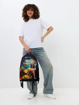 Рюкзак джинсовый / Молодая колдунья