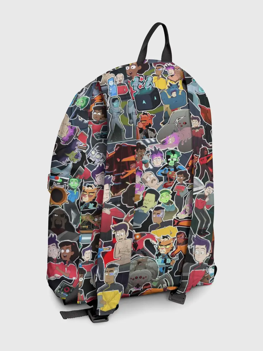 Рюкзак джинсовый / Нижние палубы стикерпак