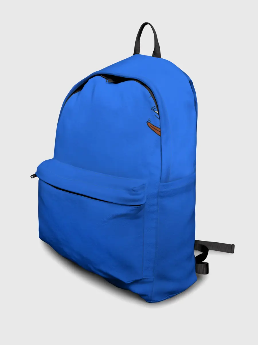 Рюкзак джинсовый / Лягушка мем