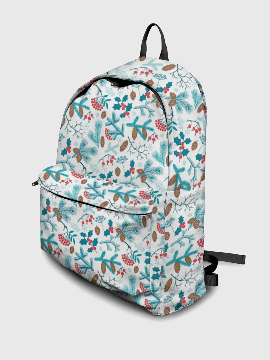 Рюкзак джинсовый / Морозная Зимняя Свежесть