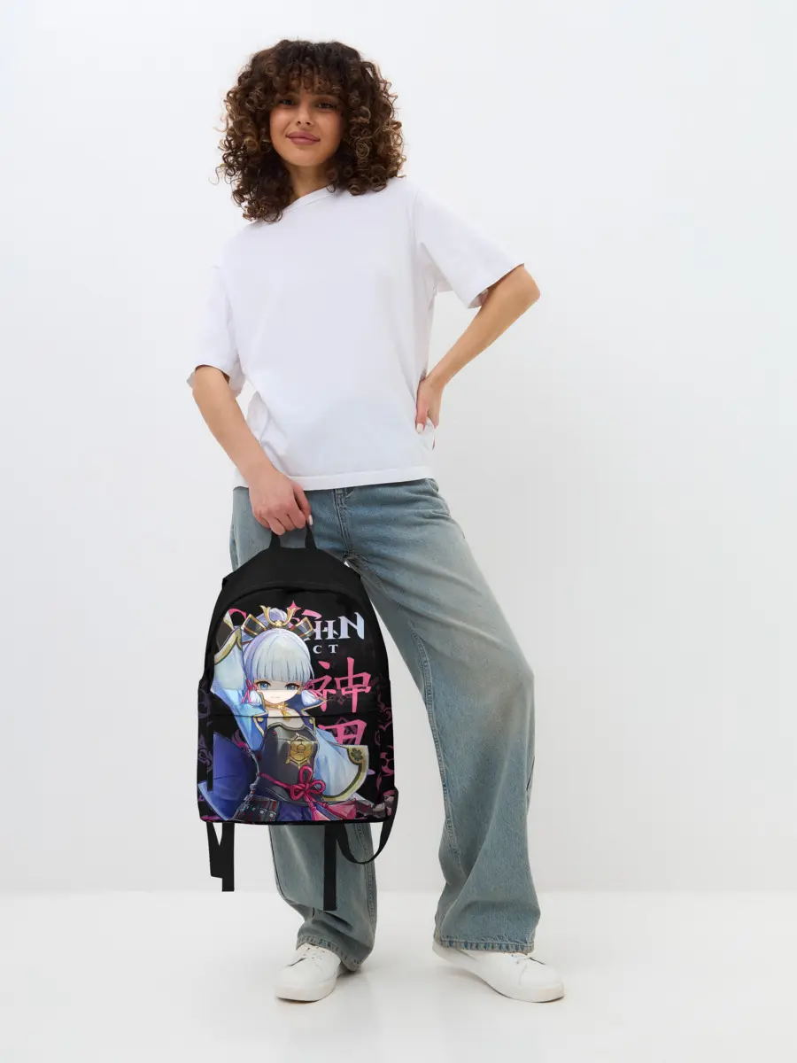 Рюкзак джинсовый / Аяка / Genshin Impact
