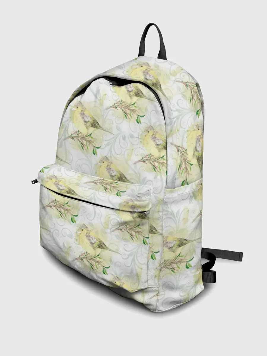 Рюкзак джинсовый / Маленькие птички