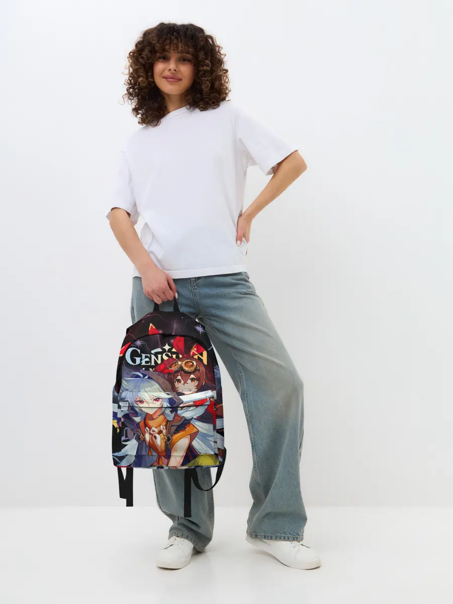 Рюкзак джинсовый / Рэйзор и Эмбер, Genshin Impact