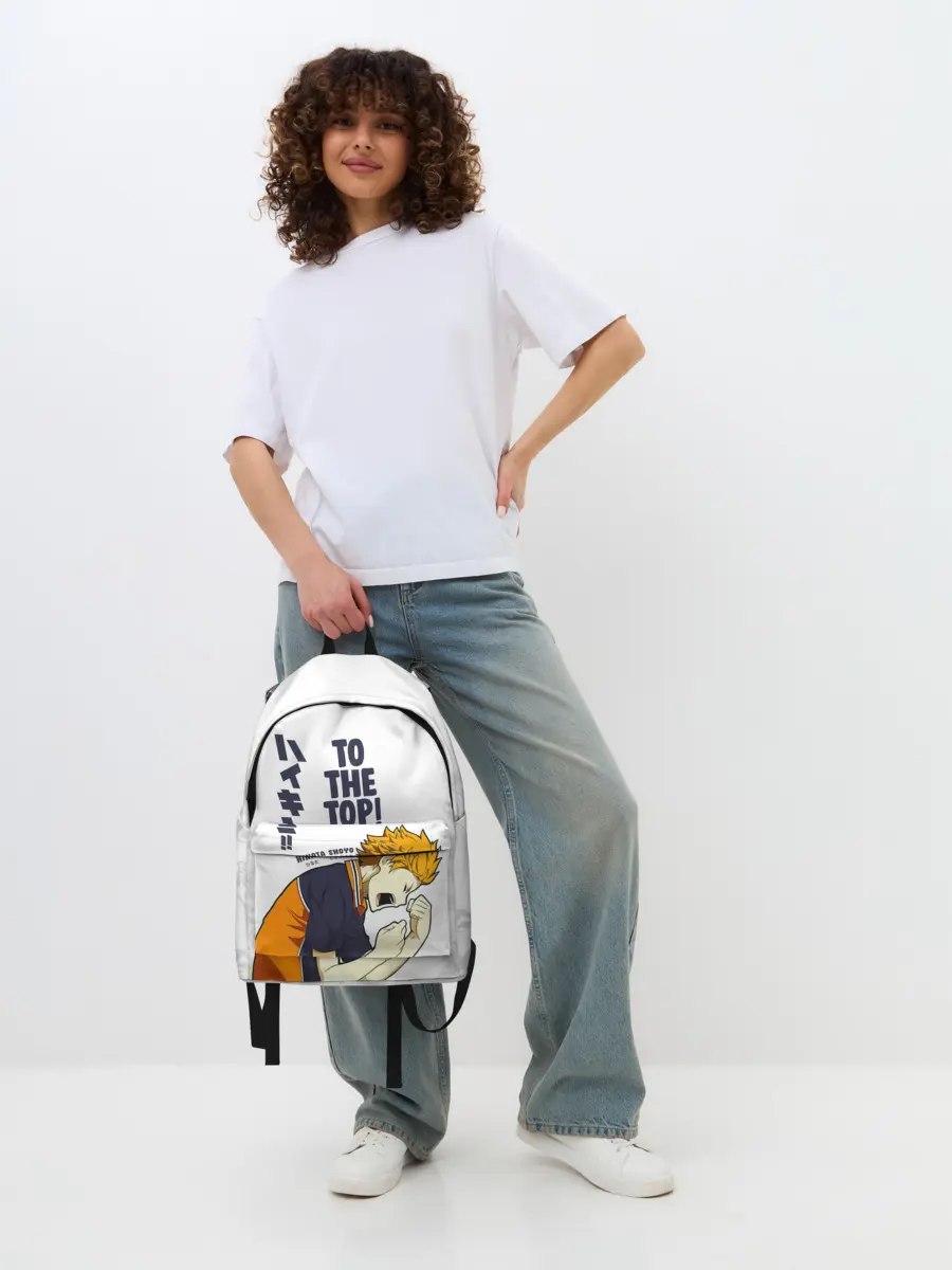 Рюкзак джинсовый / TO THE TOP! Hinata Shoyo