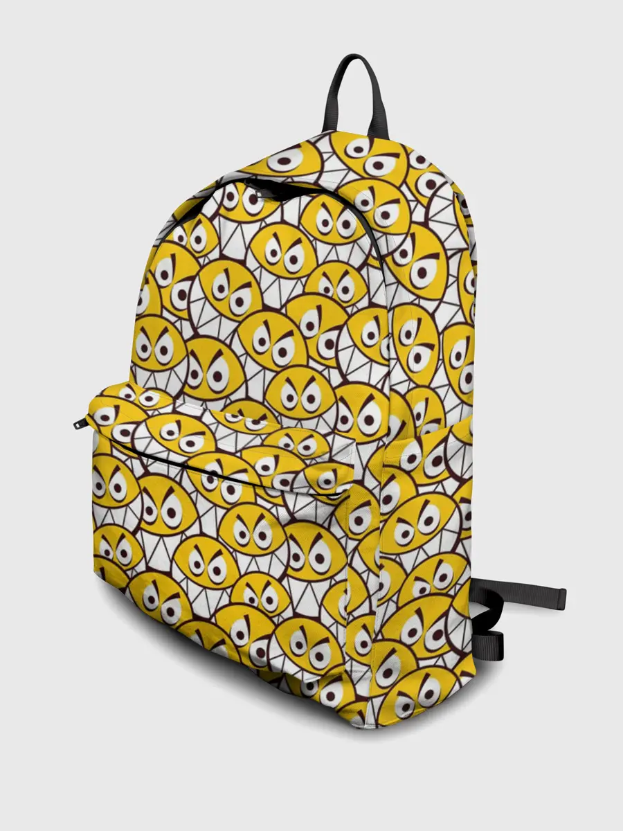 Рюкзак джинсовый / Злые Смайлы