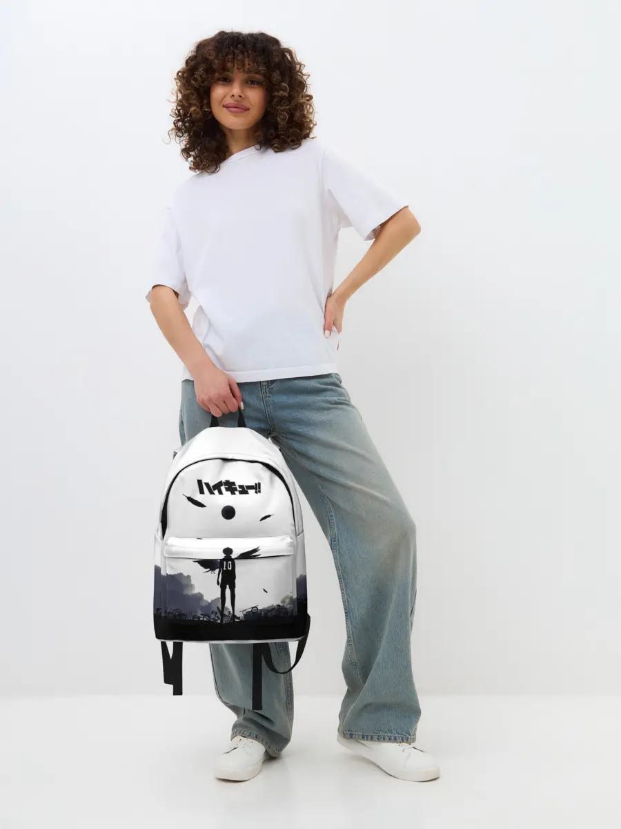 Рюкзак джинсовый / Шоё Хината эпичный сюжет