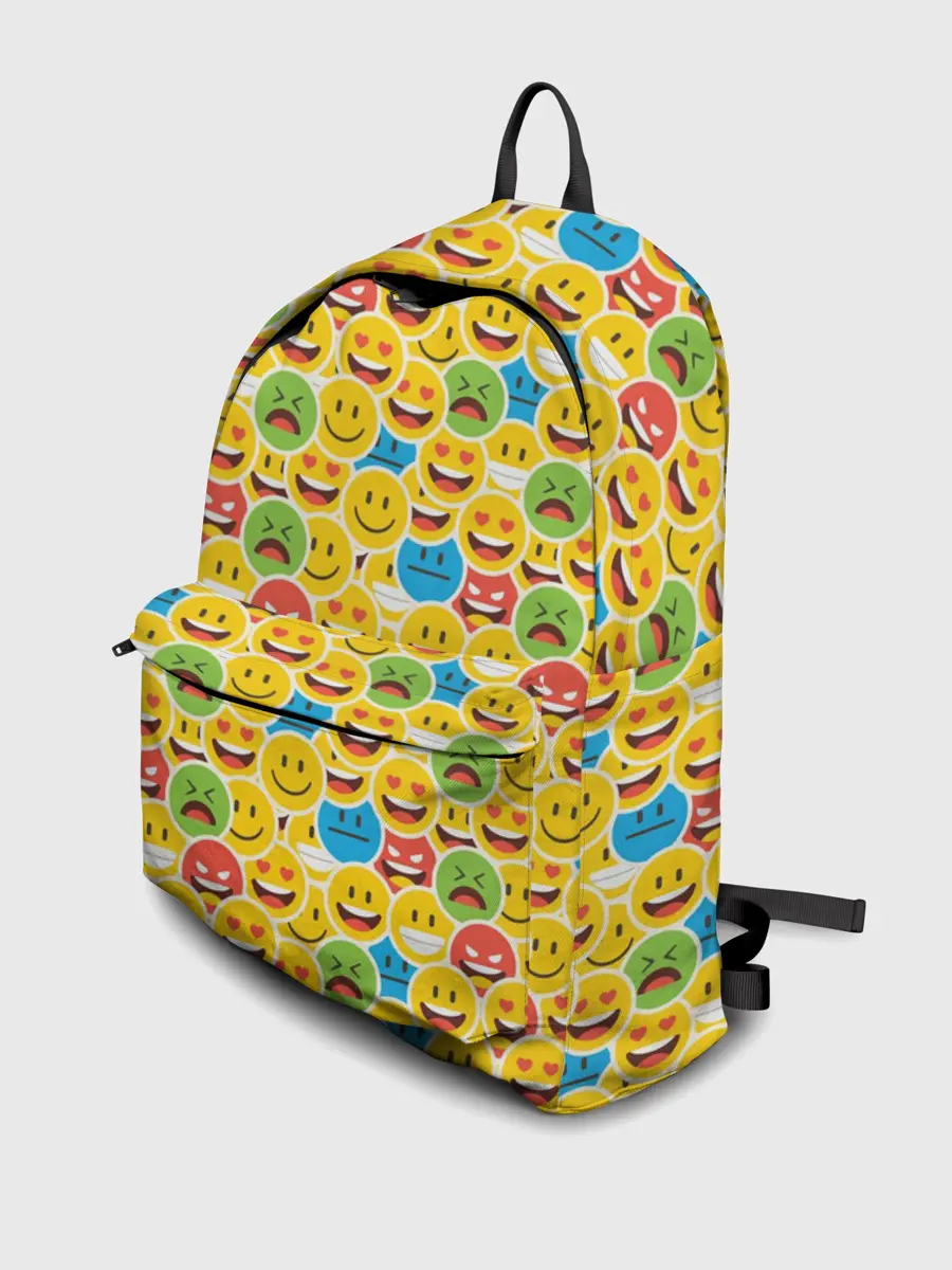Рюкзак джинсовый / Смайлики