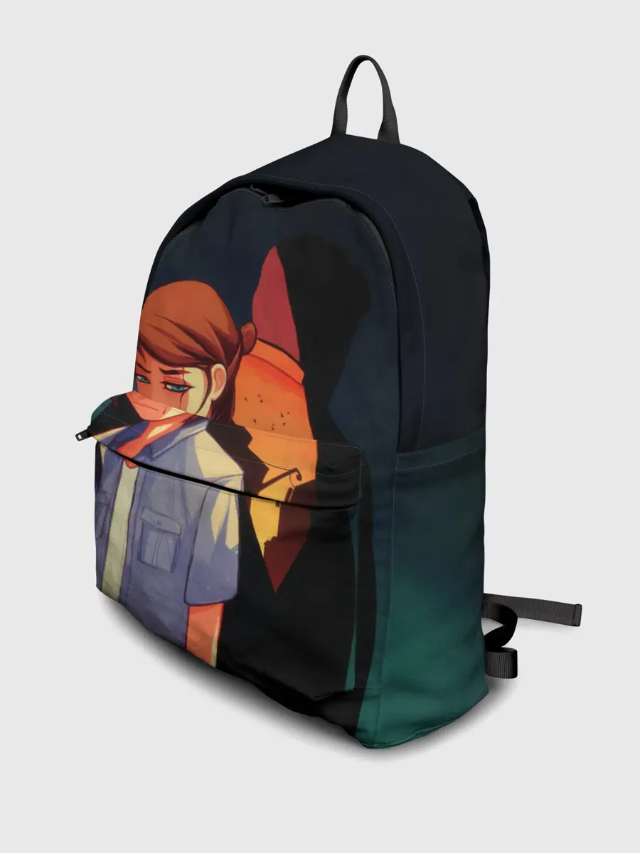 Рюкзак джинсовый / Анимационные Элли и Джоел