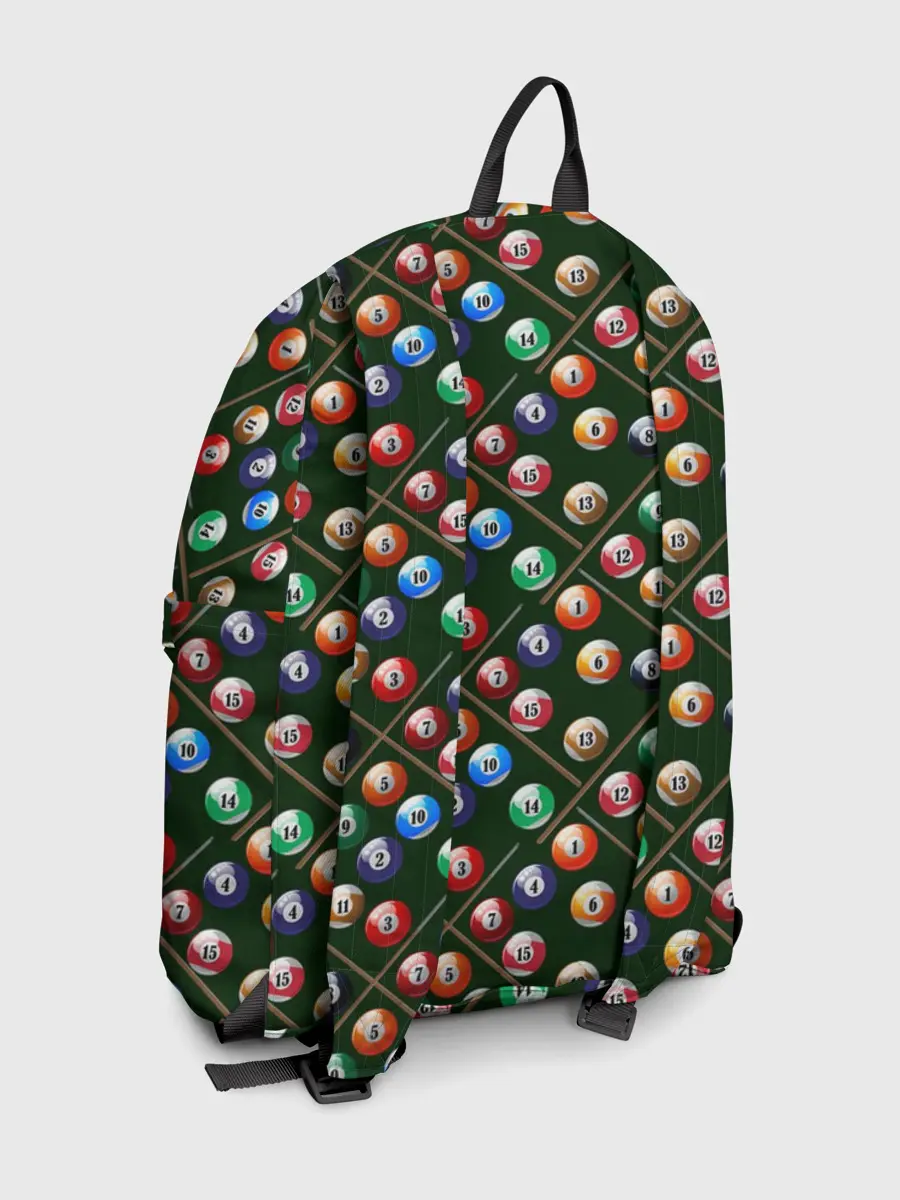 Рюкзак джинсовый / Бильярд