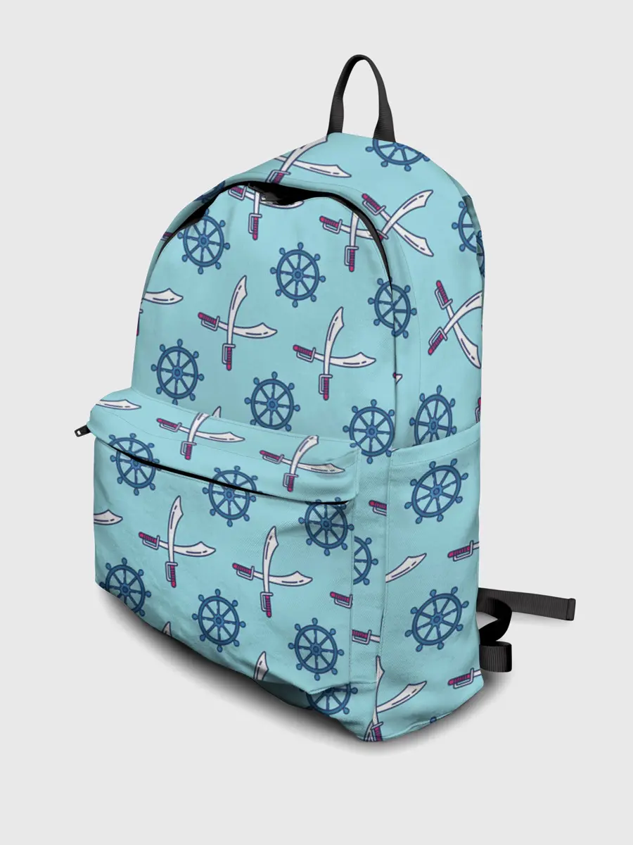 Рюкзак джинсовый / Пиратский фон