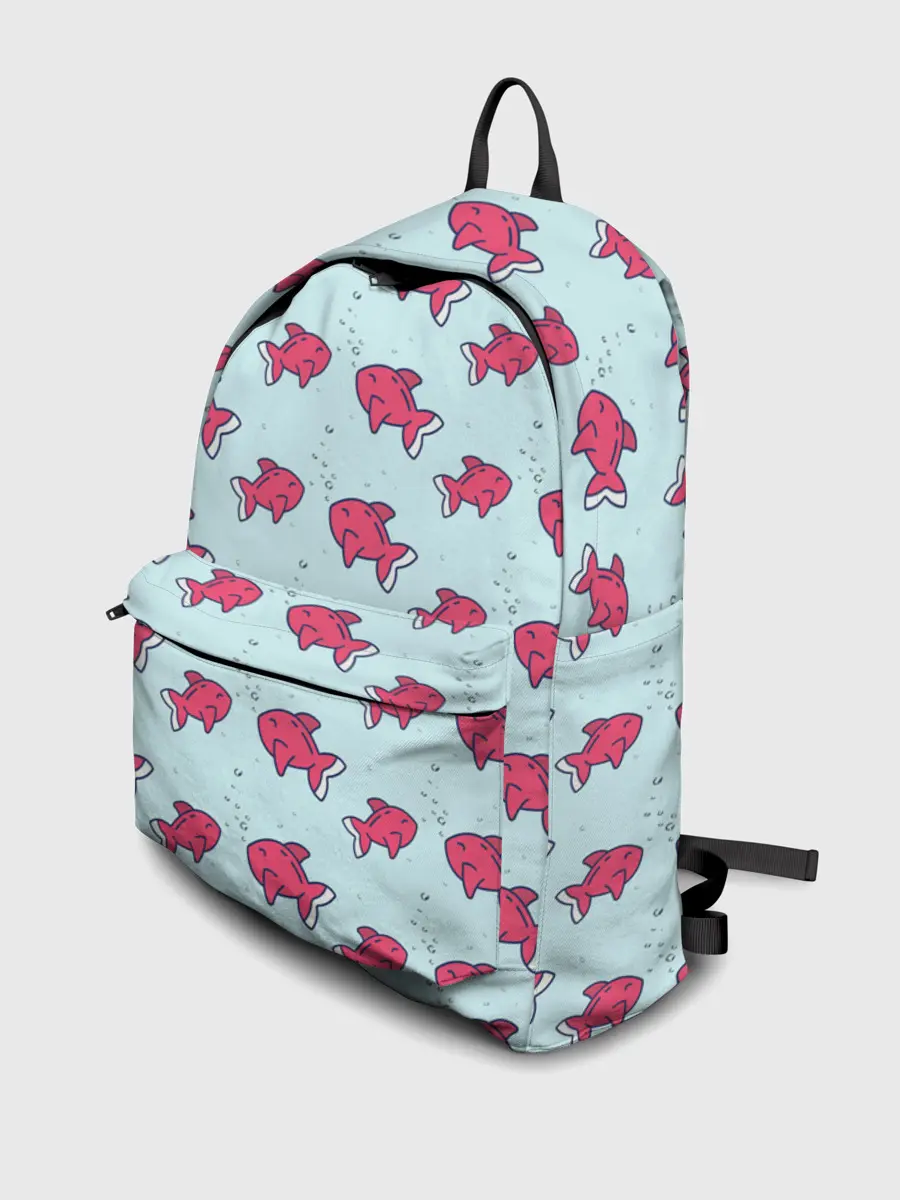 Рюкзак джинсовый / Рыбки