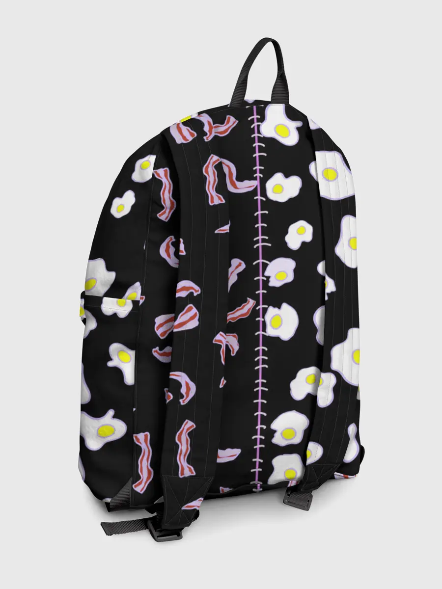 Рюкзак джинсовый / Яичница с беконом