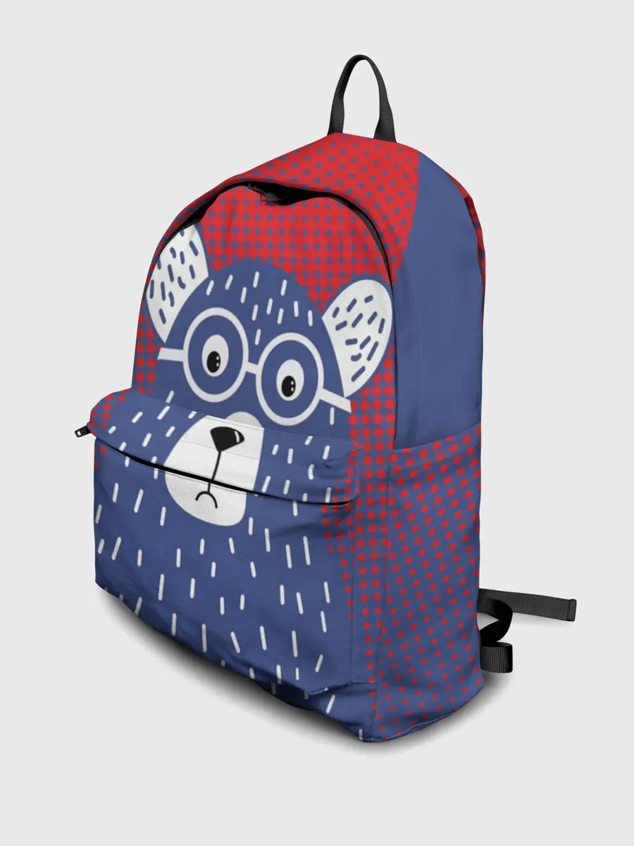 Рюкзак джинсовый / Медведь