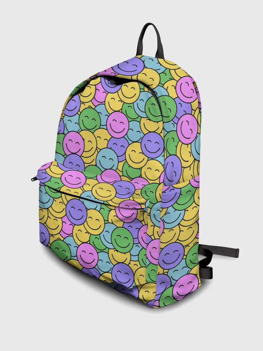 Рюкзак джинсовый / Смайлики