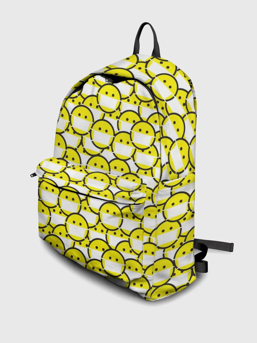 Рюкзак джинсовый / Смайлики в Масках