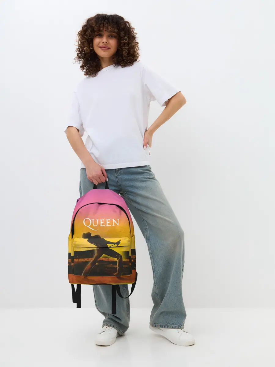 Рюкзак джинсовый / Queen | Freddie Mercury