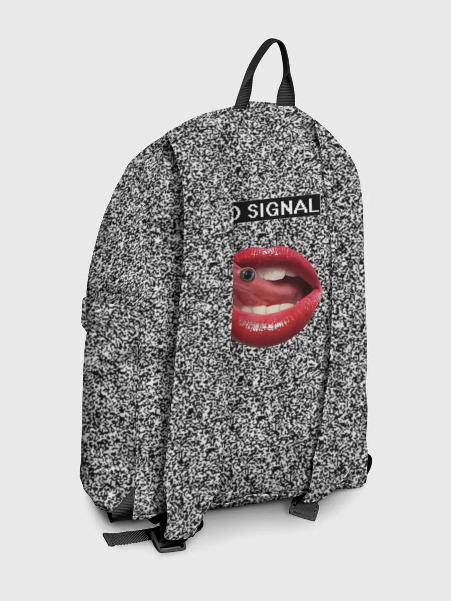 Рюкзак джинсовый / Губы