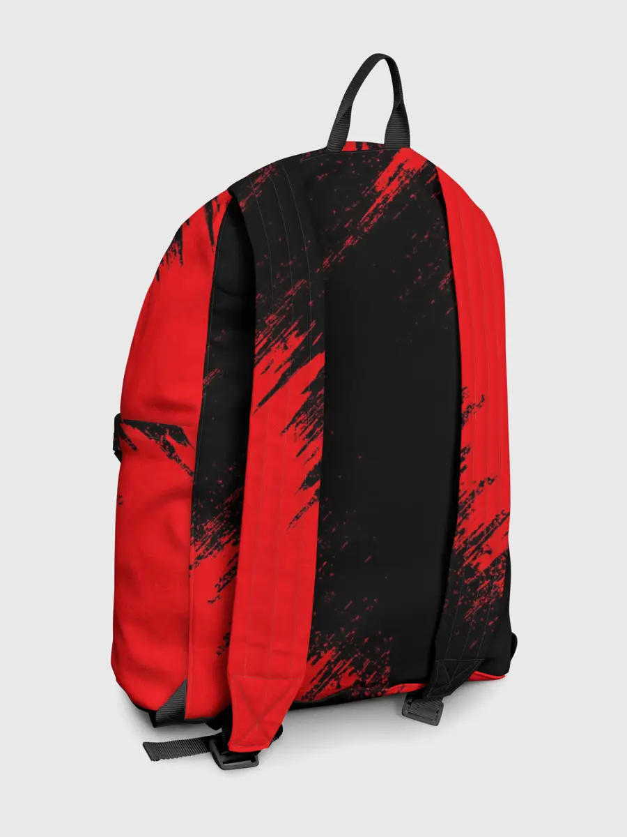 Рюкзак джинсовый / БЕРСЕРК лого и надпись