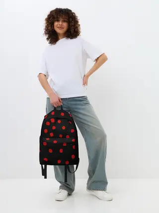 Рюкзак джинсовый / Japanese characters