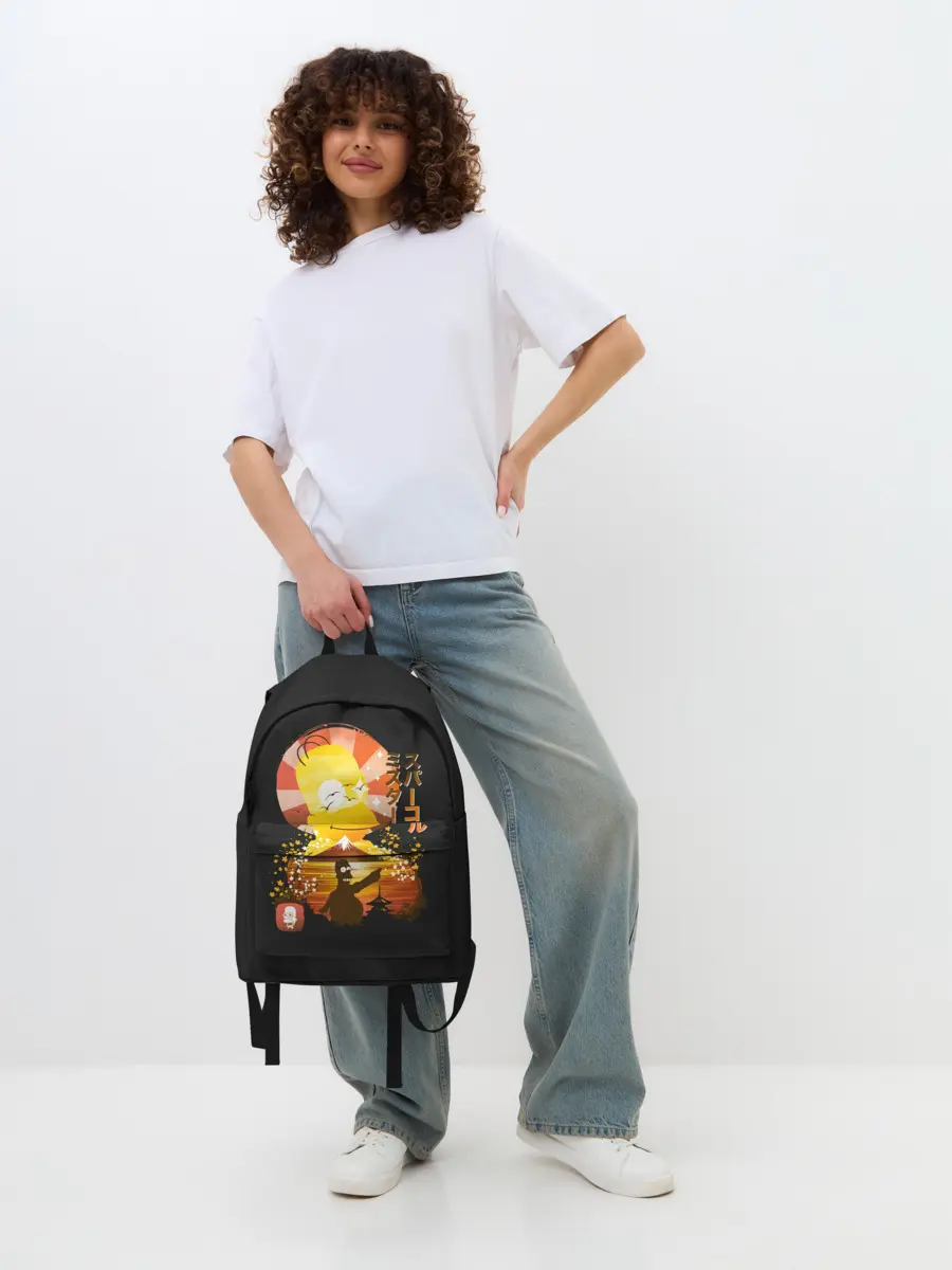 Рюкзак джинсовый / Гомер в азии